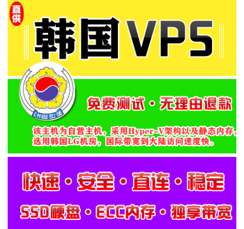 韩国VPS注册1024M推荐,vps试用,vps评价
